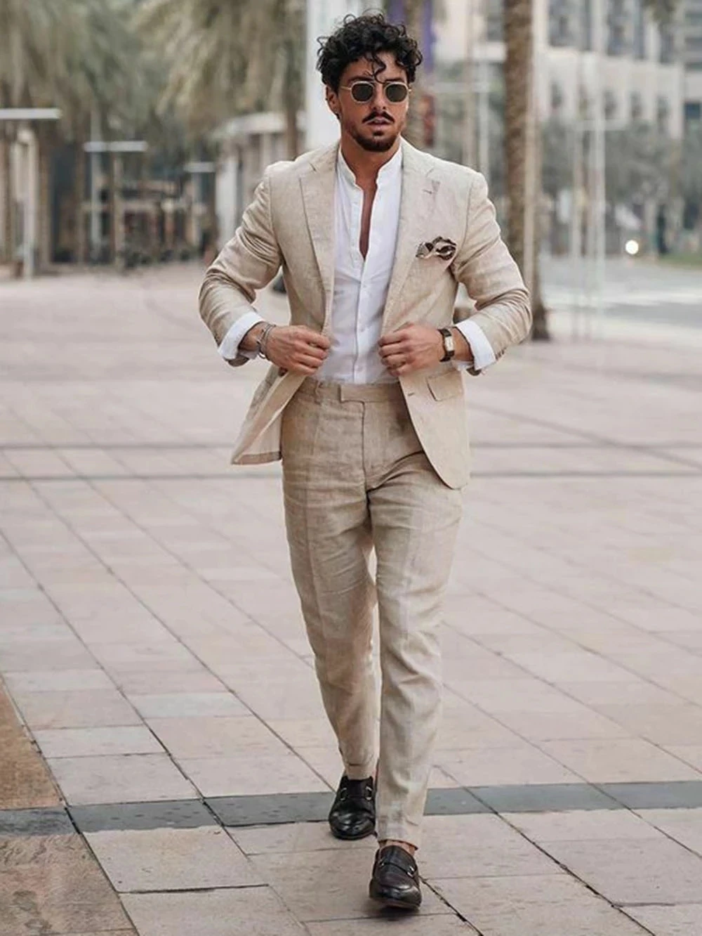 Men Formal Wear For Summer - Yazlık Plaj İş Kıyafetleri Keten Erkek