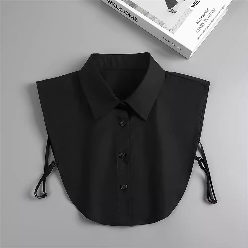 Men Formal Wear With Tie - Rahat Sahte Yarım Gömlek Yaka, Erkekler