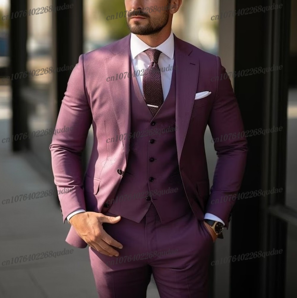 Men Formal Wear Purple - Mor Resmi Durumlar İçin Erkek Takımı