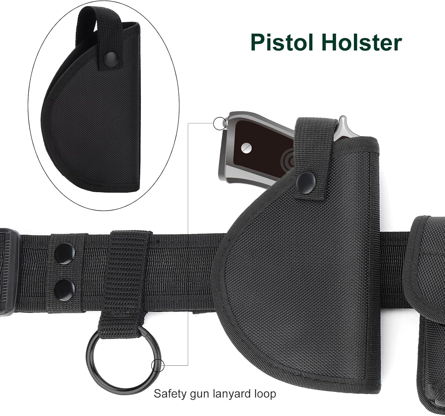 Polis Güvenlik Görev Kemerleri - Men'S Formal Wear Belt incelemesi ve fiyatı