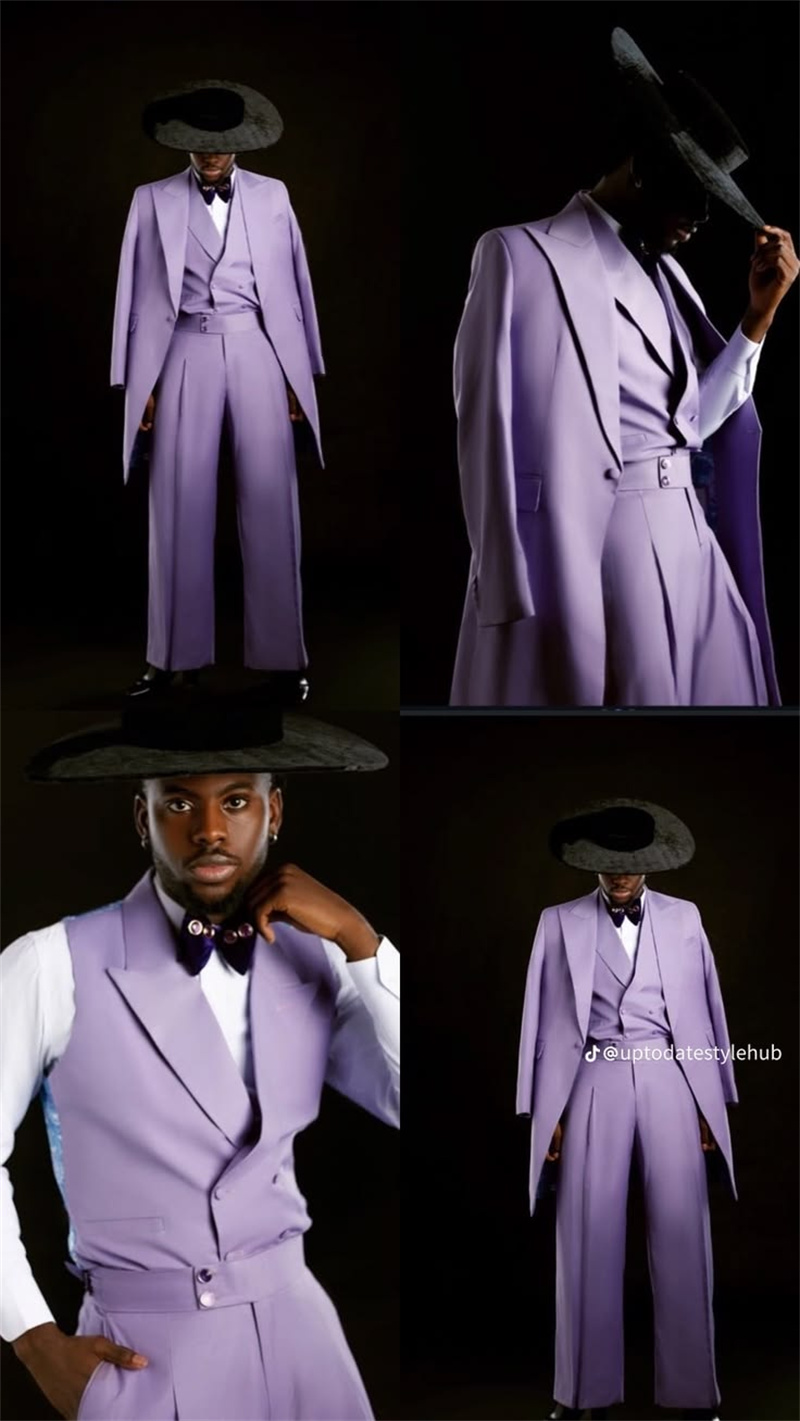 Mor Erkek Takım Elbise Seti 3  - Men Formal Wear Purple incelemesi ve fiyatı