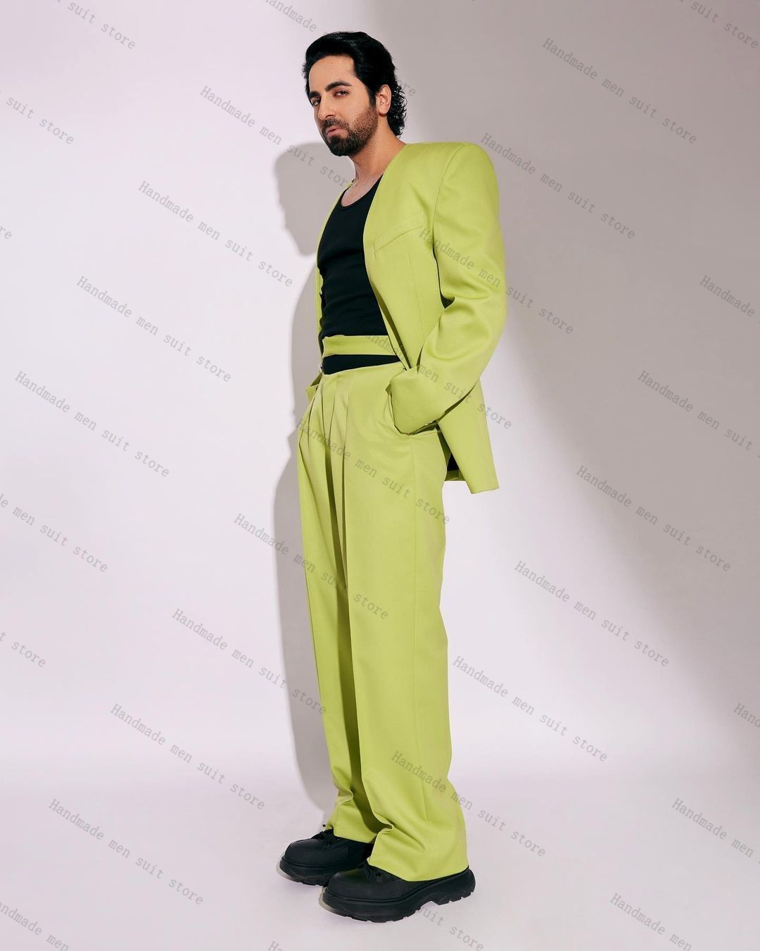 Moda Yeşil Erkek Takım Elbise  - Men'S Formal Wear Belt incelemesi ve fiyatı